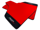 Red Floor Mats for Lamborghini Diablo 1990-2001 With Alcantara Leather - AutoWin
