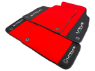 Red Floor Mats For Lamborghini Urus With Alcantara Leather - AutoWin