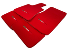 Red Floor Mats For Maserati Ghibli 2013-2022 Italy Edition - AutoWin