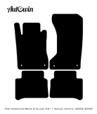 Red Floor Mats For Mercedes Benz E-Class W211 Sedan 4Matic (2002-2009) | Limited Edition - AutoWin