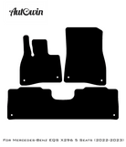 Red Floor Mats For Mercedes Benz EQS-Class X296 (2022-2023) | Limited Edition - AutoWin