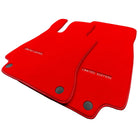 Red Floor Mats For Mercedes Benz M-Class W166 (2011-2015) | Limited Edition - AutoWin