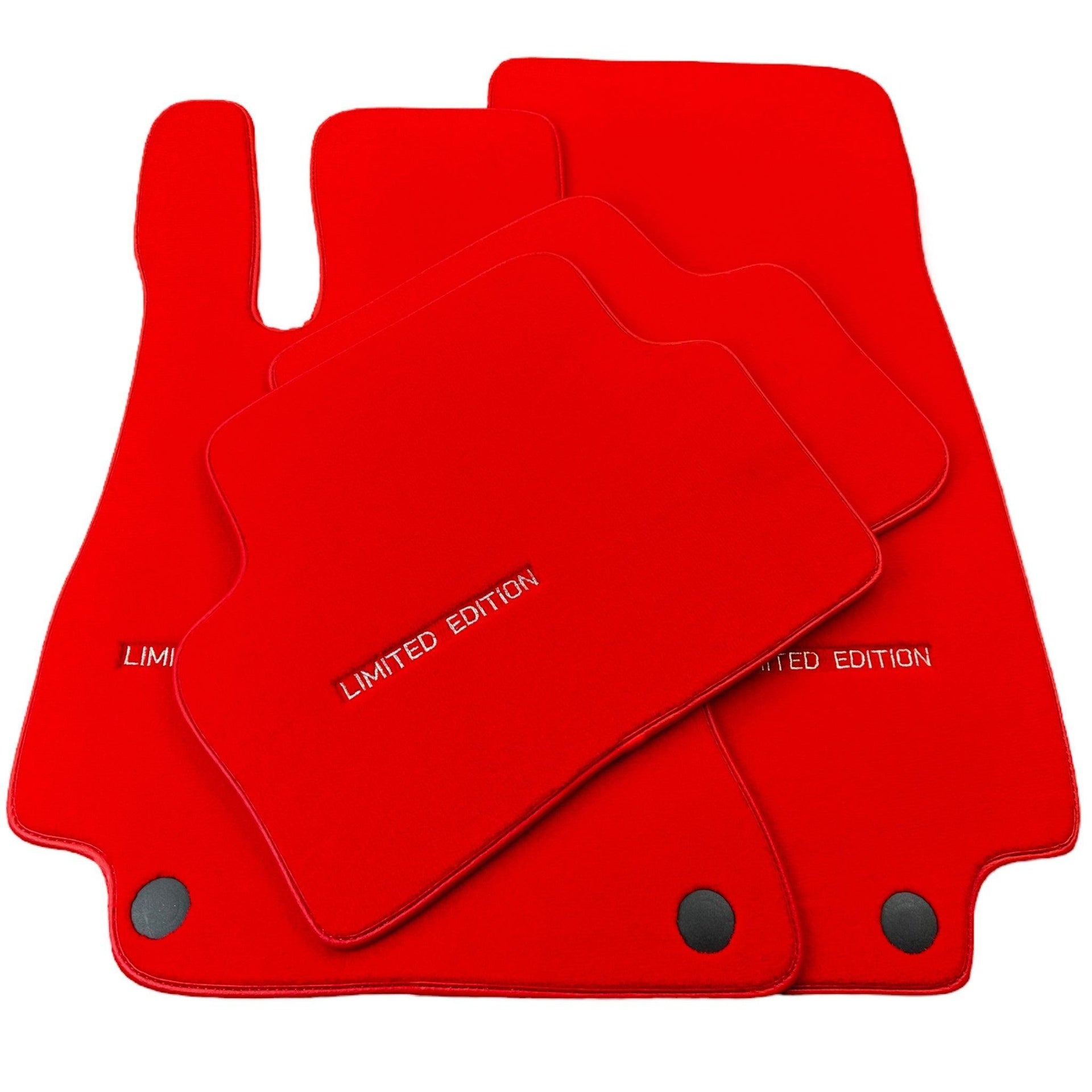 Red Floor Mats For Mercedes Benz R-Class W251 (2005-2013) Short Wheelbase | Limited Edition - AutoWin