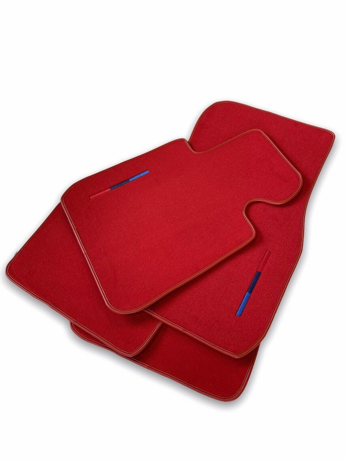 Red Mats For BMW 3 Series E36 2-door Coupe With M Package - AutoWin
