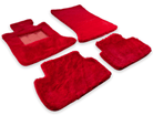 Red Sheepskin Floor Mats For Rolls Royce Phantom VIII (2017-2024) Design Brand - AutoWin