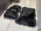 Sheepskin Floor Mats For Rolls Royce Cullinan Rr31 2018-2023 Er56 Design Brand - AutoWin