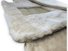 Luxury White Sheepskin Floor Mats for Rolls Royce Dawn Rr6